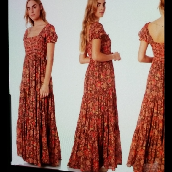 ****1 Med left!!*****Free People Tiered Maxi Dress - Picture 11 of 13